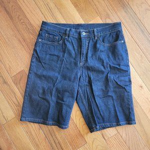 Denim & Company blue jeans shorts size 12
